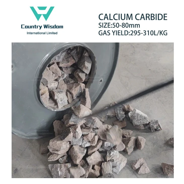Calcium Carbide 50-80mm 295L/Kg For Welding Gas